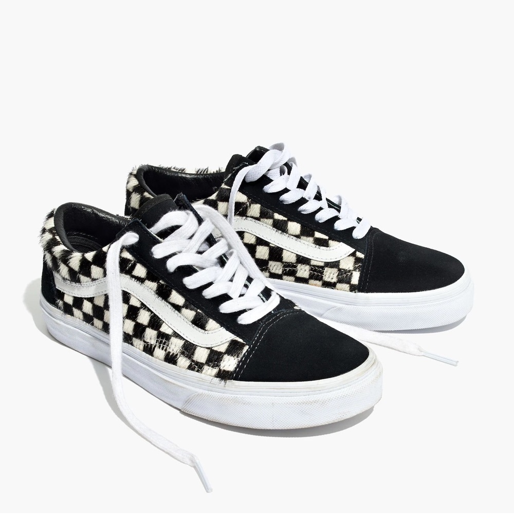 Vans x Madewell Checkered Sneakers